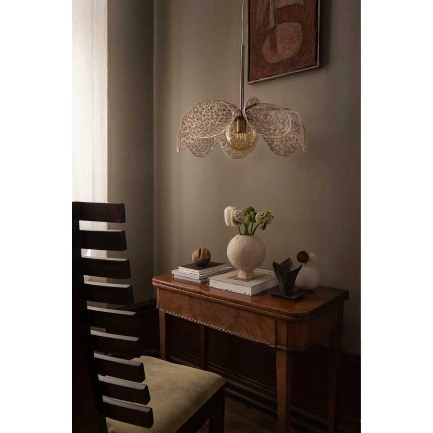 Markslöjd 109169 - Luster na sajli STYRKA 1xE27/40W/230V Ø 63 cm bež
