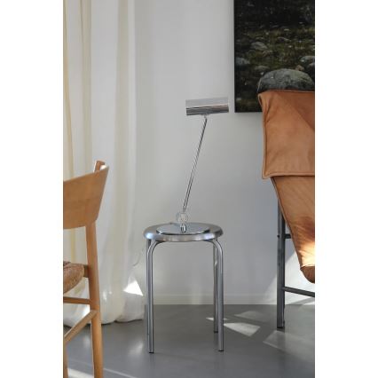 Markslöjd 109184 - LED stolna lampa s prigušivanjem ARLO LED/4,9W/230V sjajni krom