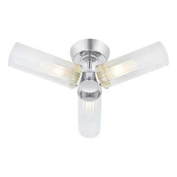 Markslöjd 109237 - Kupaonski nadgradni luster RIMINI 3xG9/20W/230V IP44 polirani krom