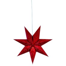 Markslöjd 700122 - Božićna dekoracija SATURNUS 1xE14/25W/230V pr. 45 cm crvena