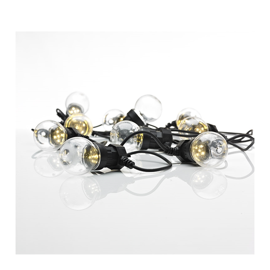 Markslöjd 703181 - LED Vanjske Božićne lampice DAKKE 10xLED 7,5m IP44 topla bijela