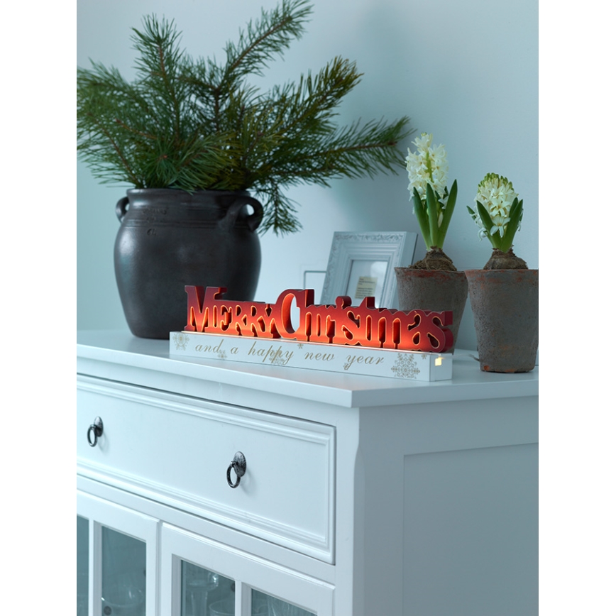 Markslöjd 703201 - Božićni ukras SONAT LED/1,92W/12V natpis