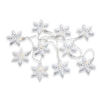 Markslöjd 703747 - LED lanac PRINCE 10xLED/3xAA 2,15m topla bijela