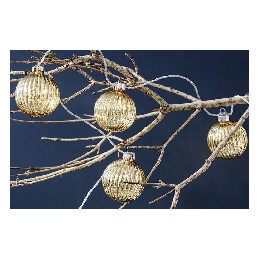 Markslöjd 703781 - LED Božićne lampice BIGSOLO 10xLED/3xAA 1,65m topla bijela
