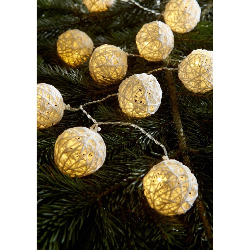 Markslöjd 703901 - Božićna dekoracija SIA LED/0,06W/3xAA 150cm