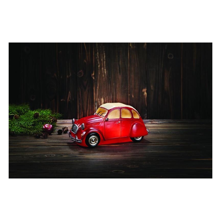 Markslöjd 703952 - LED Sjajni ukras NOSTALGI 6xLED/0,36W/3xAA C3 red