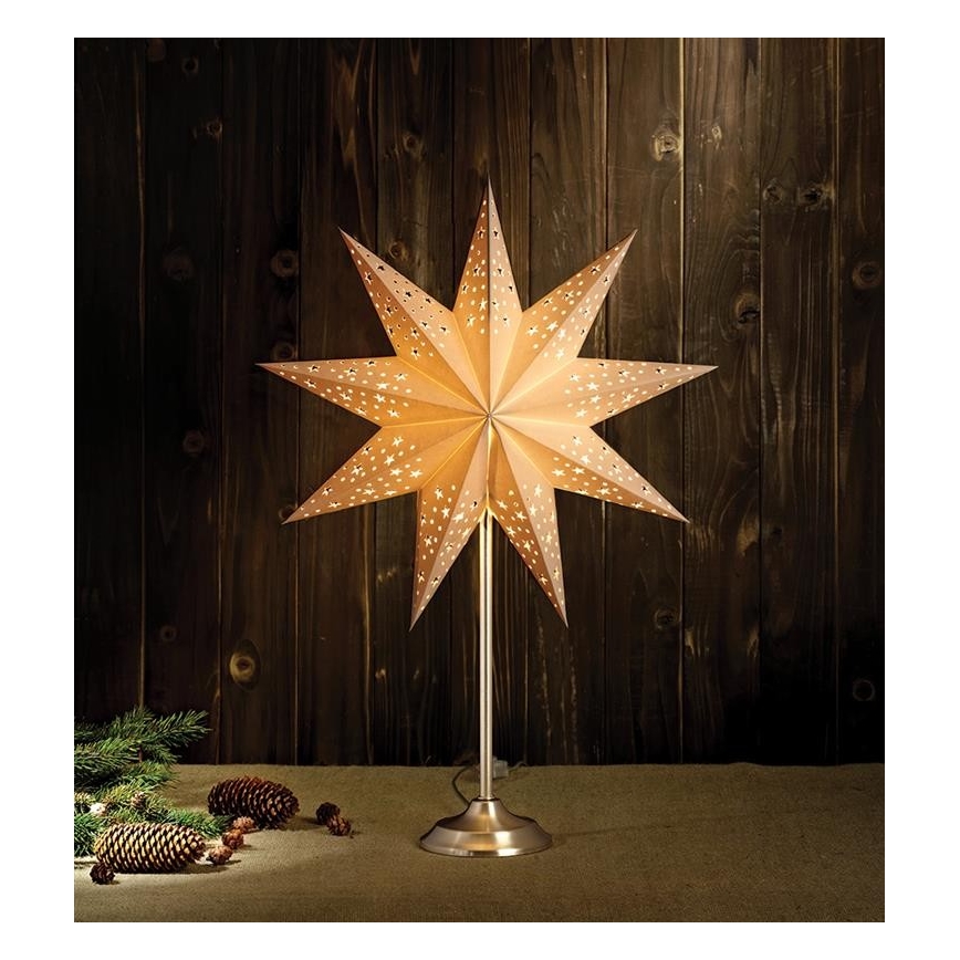Markslöjd 704116 - Božićna dekoracija SOLVALLA 1xE14/25W/230V bijela 64 cm