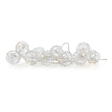 Markslöjd 705442 - LED dekorativni niz ZOO 10xLED/2xAA 1,6m topla bijela
