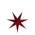 Markslöjd 705486 - Božićna dekoracija VELOURS 1xE14/6W/230V 75 cm crvena