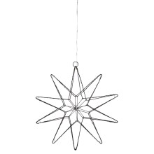 Markslöjd 705749 - LED Božićna dekoracija GLEAM LED/0,6W/3xAA crna