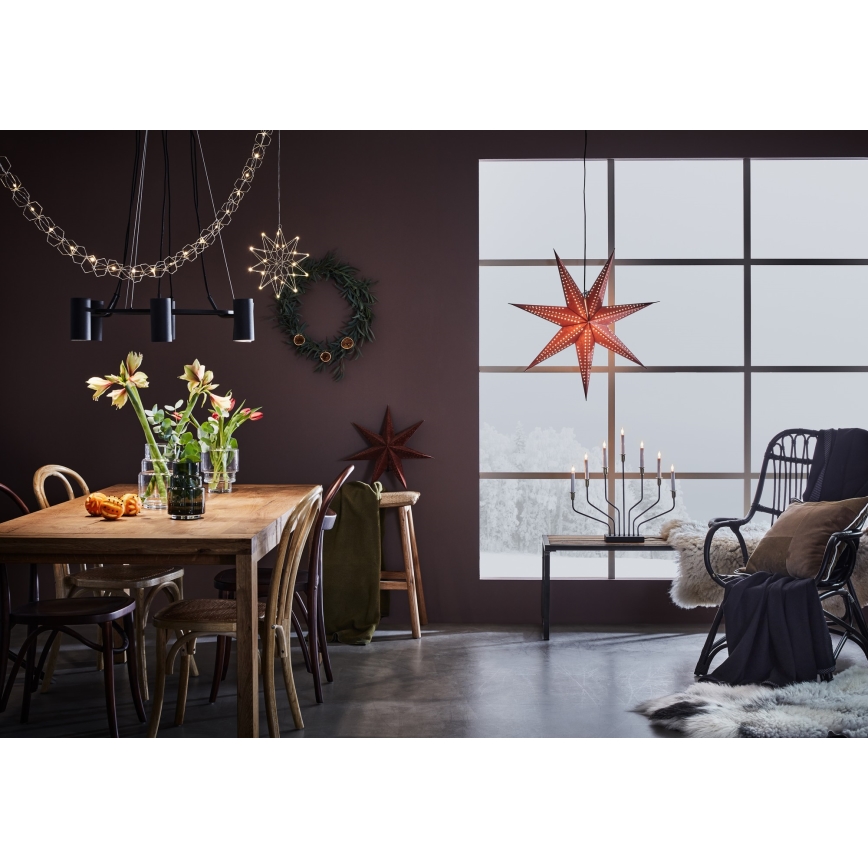 Markslöjd 705753 - LED Dekorativni lanac SERVE LED/3xAA 1,9m srebrna