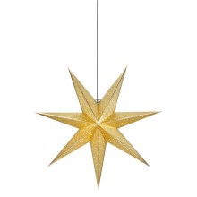 Markslöjd 705791 - Božićna dekoracija GLITTER 1xE14/25W/230V pr. 45 cm zlatna