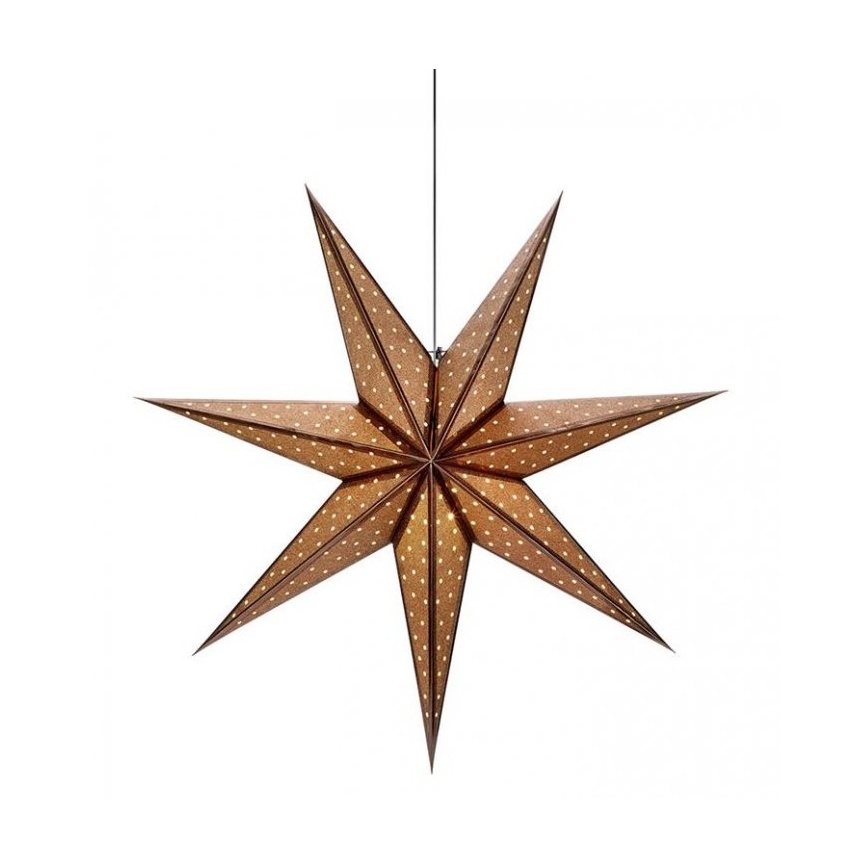 Markslöjd 705793 - Božićna dekoracija GLITTER 1xE14/25W/230V pr. 45 cm brončana