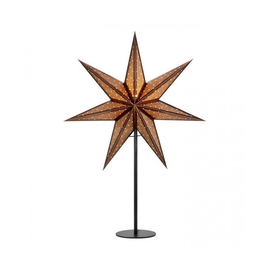 Markslöjd 705796 - Božićna dekoracija GLITTER 1xE14/25W/230V 65 cm brončana/crna