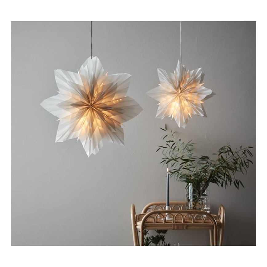 Markslöjd 705835 - Božićna dekoracija NEELA 1xE14/25W/230V pr. 60 cm siva