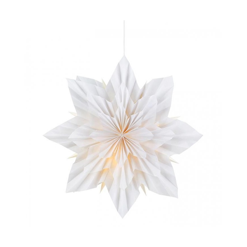 Markslöjd 705836 - Božićna dekoracija NEELA 1xE14/25W/230V pr. 43 cm bijela