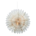 Markslöjd 705841 - Božićna dekoracija SOLINA 1xE14/25W/230V promjer 60 cm bijela