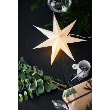 Markslöjd 705926 - Božićna dekoracija LIVELY 1xE14/6W/230V Ø45 cm bijela