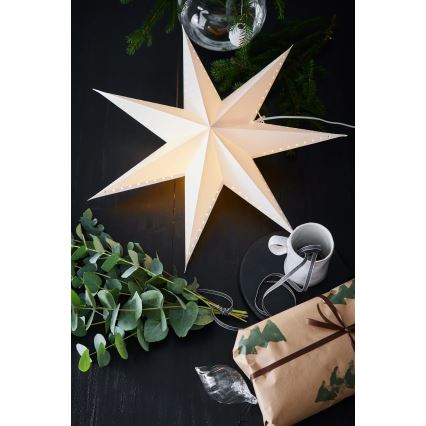 Markslöjd 705927 - Božićna dekoracija LIVELY 1xE14/6W/230V Ø 60 cm bijela