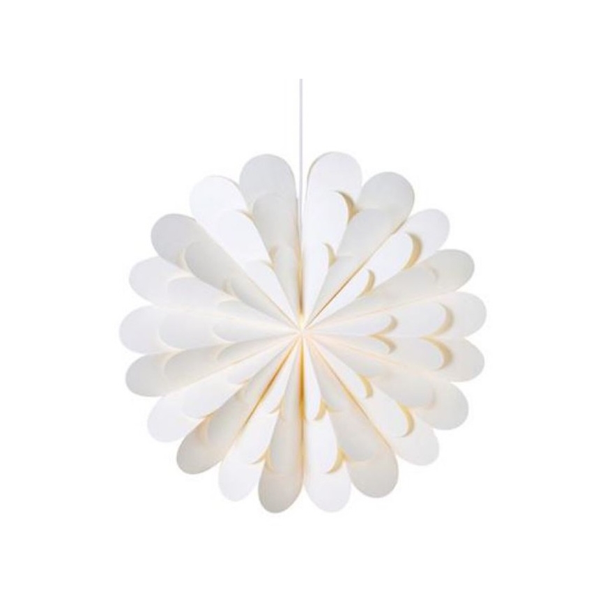 Markslöjd 705945 - Božićna dekoracija MARAVILLA 1xE14/25W/230V pr. 60 cm bijela