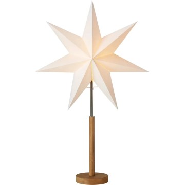 Markslöjd 706213 - Božićna dekoracija SPERANZA 1xE14/6W/230V Ø 45 cm borovina/krem