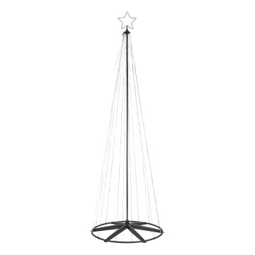 Markslöjd 706330 - LED Vanjska božićna dekoracija ABETO 380xLED/3,6W/230V 3m IP44 crna