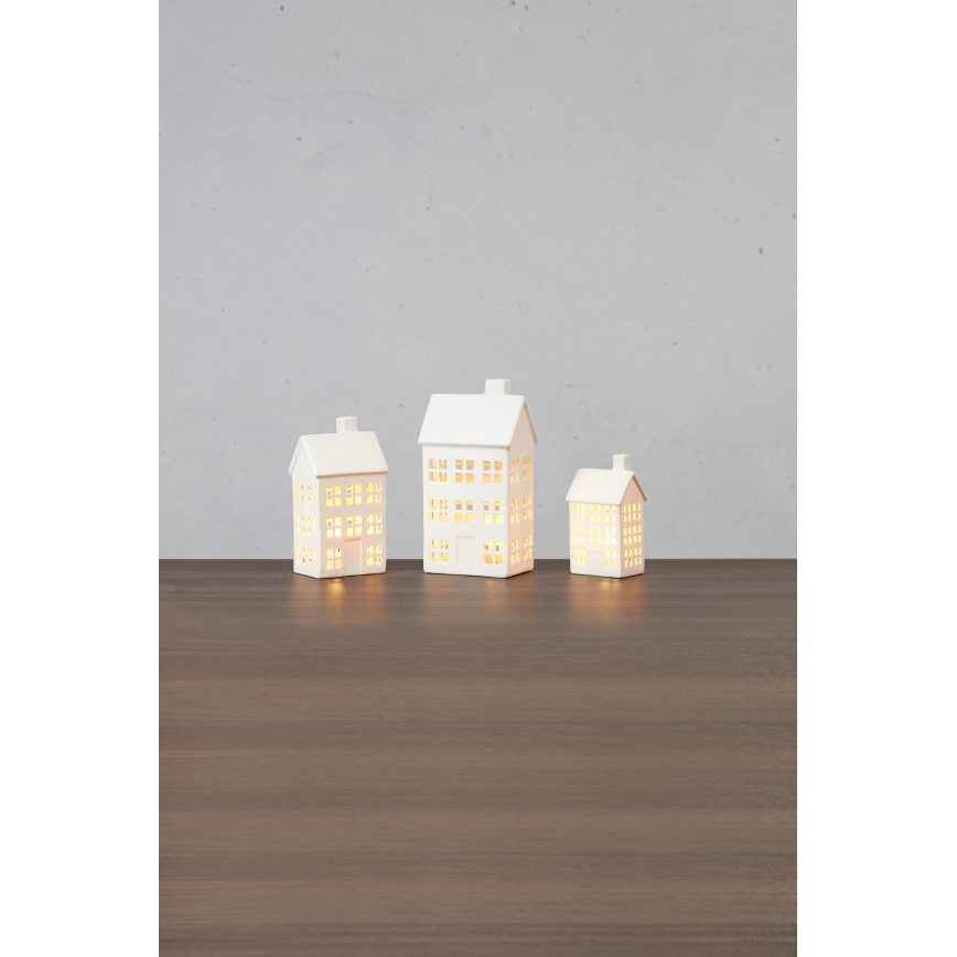 Markslöjd 706349 - SET 3x punjiva božićna LED dekoracija s mogućnošću prigušivanja ETON LED/0,1W/3,7V 150 mAh + daljinski upravljač