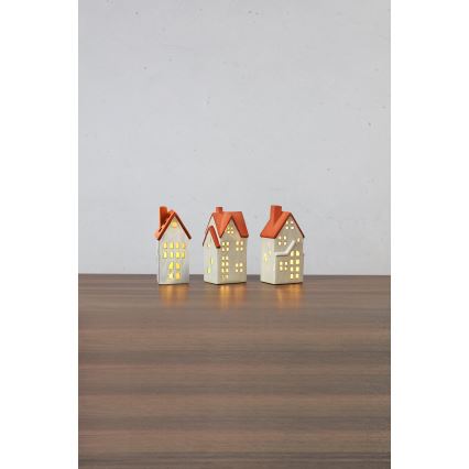 Markslöjd 706351 - SET 3x LED prigušive punjive božićne dekoracije MOLTON LED/0,1W/3,7V 150 mAh + daljinski upravljač