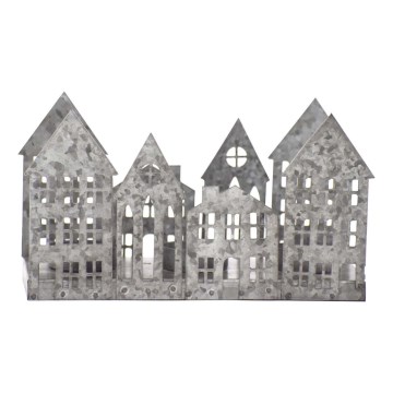 Markslöjd 706365 - LED Božićni svijećnjak YORK 3xLED/0,1W/1xCR2032 siva