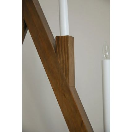 Markslöjd 706471 - Božićni svijećnjak BJURFORS 5xE10/3W/230V borovina/smeđa