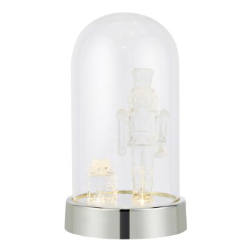 Markslöjd 706526 - LED božićna dekoracija ISLA LED/0,12W/3xAA sjajni krom/orašar