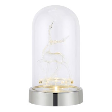 Markslöjd 706528 - LED Božićna dekoracija ISLA LED/0,06W/3xAA sjajni krom/sob