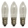 Markslöjd 8264 - SET 3x Industrijska božićna žarulja TOPPLAMPA E10/3W/55V