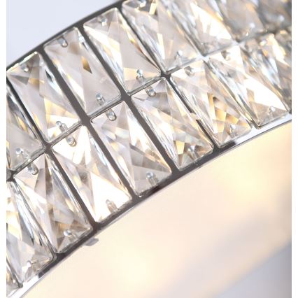 MAXLIGHT C0122 - Stropna svjetiljka DIAMANTE 6xG9/42W/230V pr. 46 cm sjajni krom