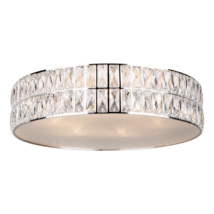 MAXLIGHT C0122 - Stropna svjetiljka DIAMANTE 6xG9/42W/230V pr. 46 cm sjajni krom