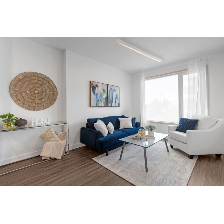MAXLIGHT C0124D - LED Prigušiva stropna svjetiljka LINEAR LED/18W/230V 57 cm bijela
