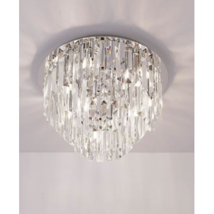 MAXLIGHT C0136 - Stropna svjetiljka MONACO 9xG9/40W/230V pr. 42 cm sjajni krom
