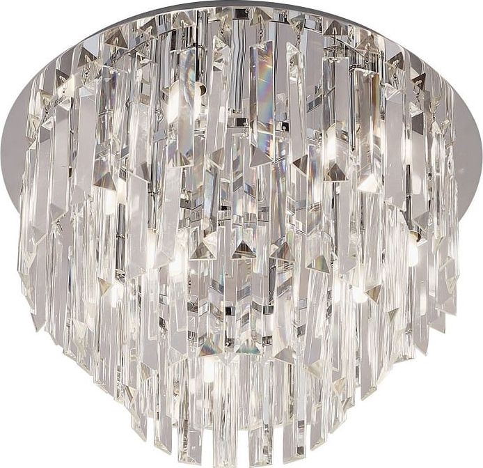 MAXLIGHT C0136 - Stropna svjetiljka MONACO 9xG9/40W/230V pr. 42 cm sjajni krom