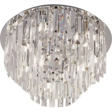 MAXLIGHT C0137 - Stropna svjetiljka MONACO 15xG9/40W/230V pr. 60 cm sjajni krom
