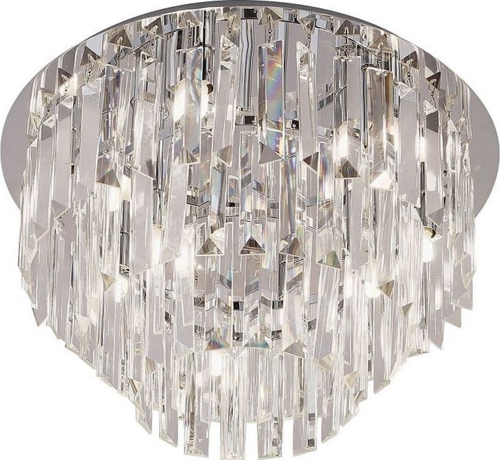 MAXLIGHT C0137 - Stropna svjetiljka MONACO 15xG9/40W/230V pr. 60 cm sjajni krom