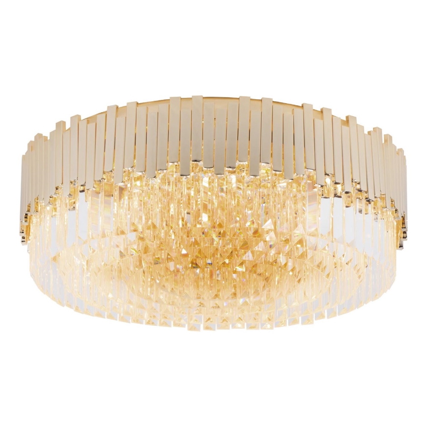 MAXLIGHT C0164 - Stropna svjetiljka TREND 15xE14/40W/230V pr. 60 cm zlatna