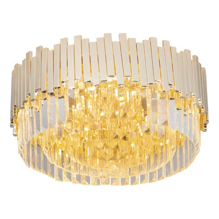 MAXLIGHT C0165 - Stropna svjetiljka TREND 8xE14/40W/230V pr. 45 cm zlatna