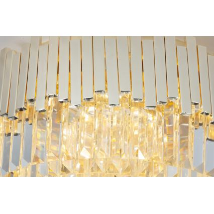 MAXLIGHT C0165 - Stropna svjetiljka TREND 8xE14/40W/230V pr. 45 cm zlatna