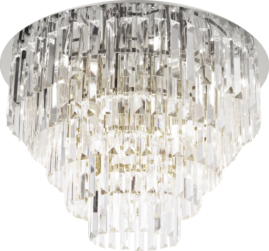 MAXLIGHT C0225 - Stropna svjetiljka MONACO 16xG9/40W/230V pr. 80 cm sjajni krom