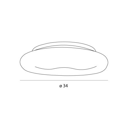 MAXLIGHT C0233 - LED Stropna svjetiljka DUO LED/10W/230V pr. 34 cm bijela