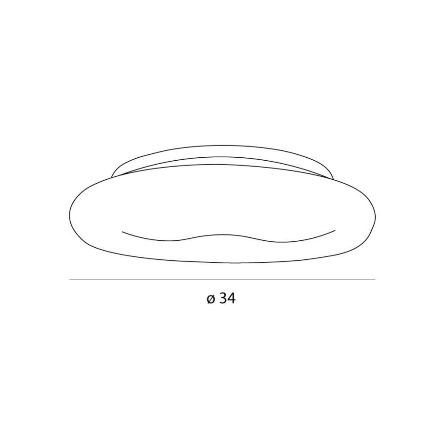 MAXLIGHT C0233 - LED Stropna svjetiljka DUO LED/10W/230V pr. 34 cm bijela
