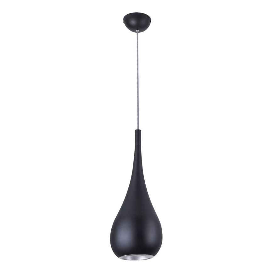 MAXLIGHT P0233 - Luster na sajli DROP 1xE27/40W/230V pr. 20 cm crna