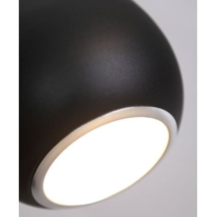 MAXLIGHT P0233 - Luster na sajli DROP 1xE27/40W/230V pr. 20 cm crna
