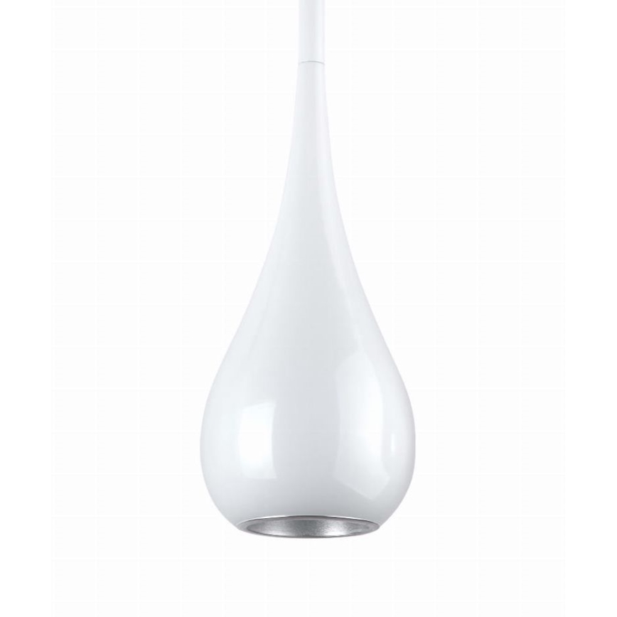 MAXLIGHT P0235 - Luster na sajli DROP 1xE27/40W/230V pr. 20 cm bijela