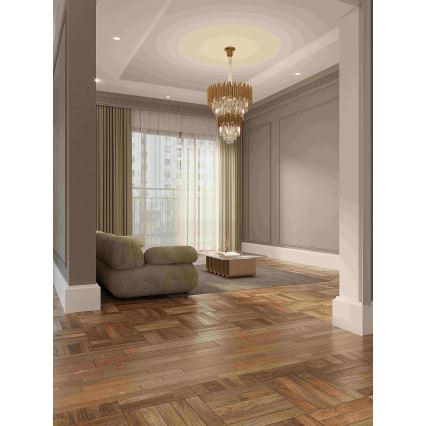 MAXLIGHT P0283 - Luster na lancu VOGUE 16xE14/40W/230V pr. 60 cm zlatna